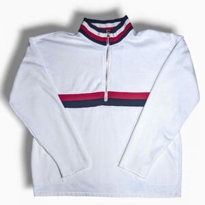 Tommy Hilfiger | Y2K Classic Gold 1/4 Zip Long Sleeve Pullover Men's Size M